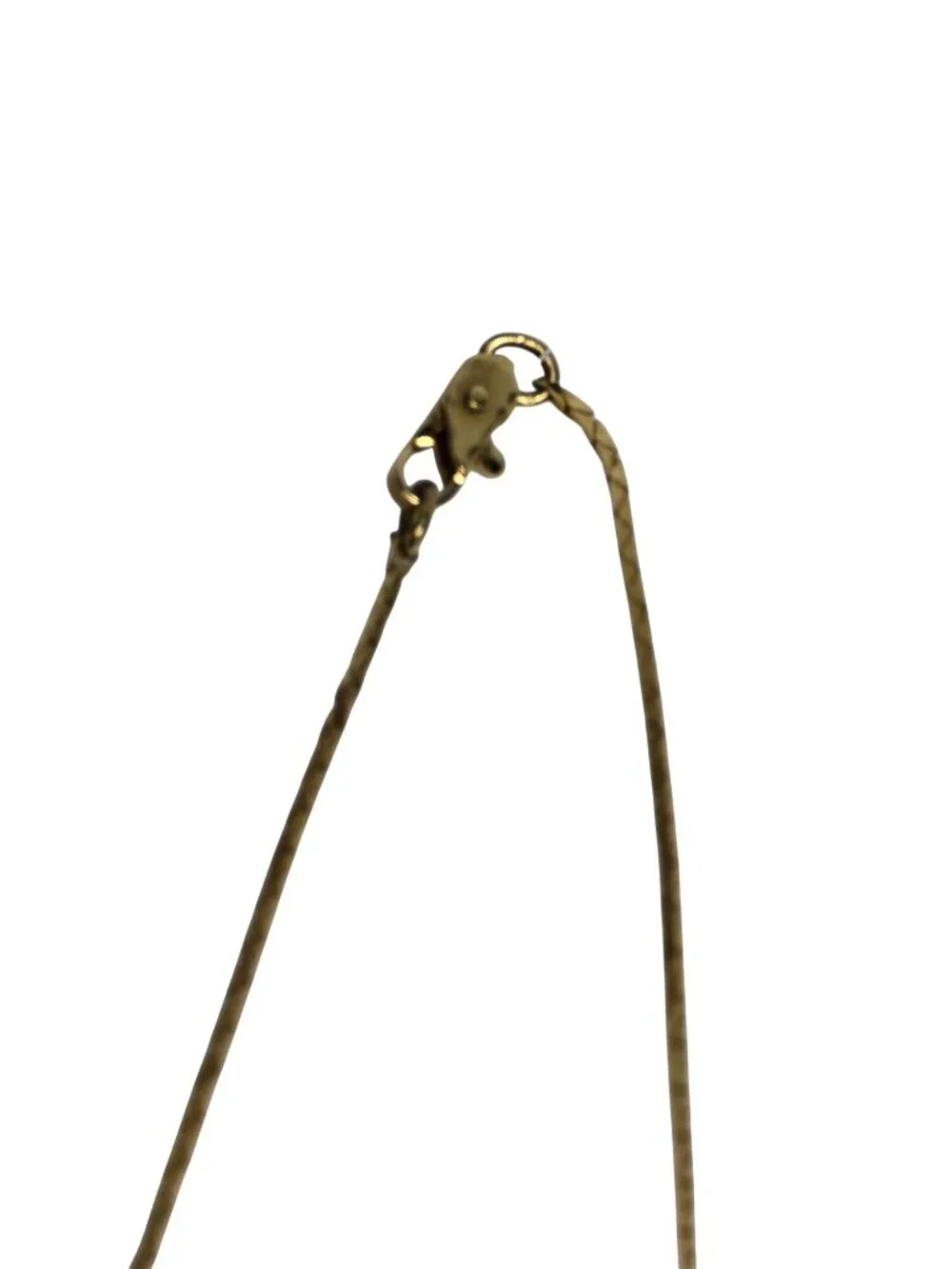 Vintage 1980s Chinese Cobalt Blue Cloisonné Floral Bead Necklace 30" - Picture 5 of 5